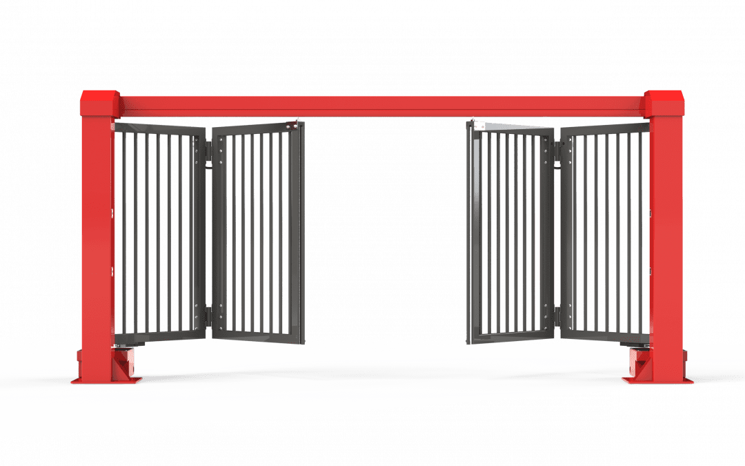 D6600 Top Guided Duty Bi-Folding Gates